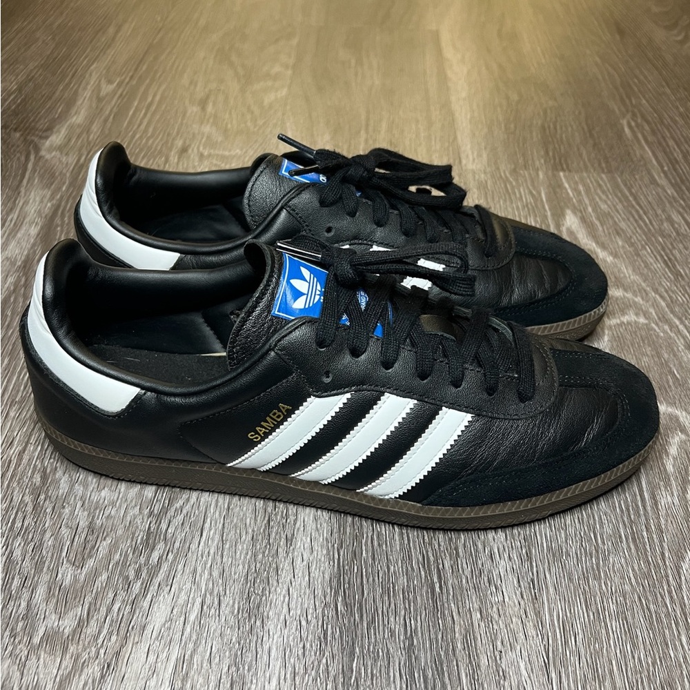 adidas Men’s Samba OG Black Gum size 12 - Picture 4 of 7